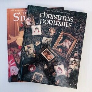 Lot of Vintage Christmas Cross-Stitch Books